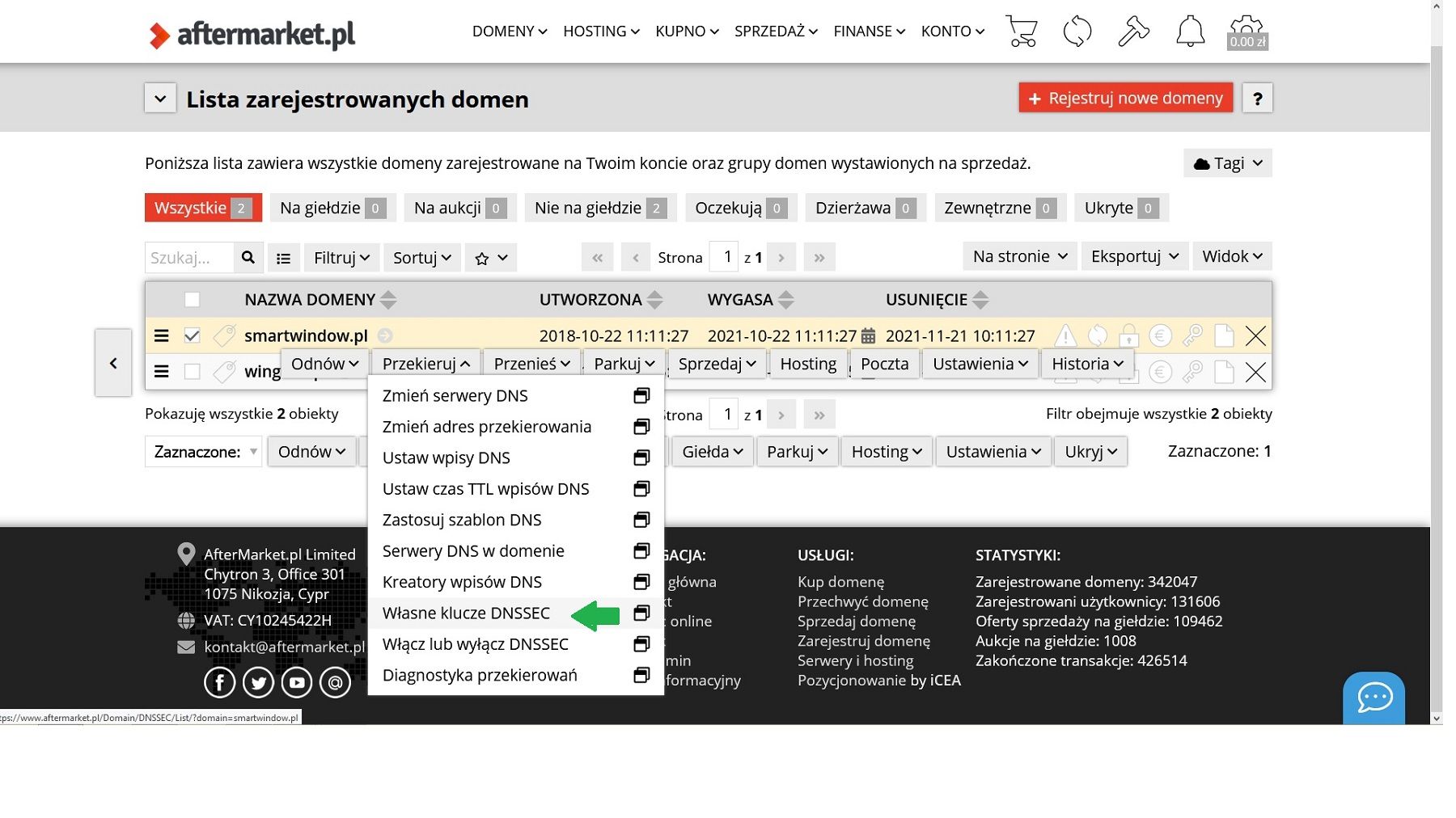 Zabezpiecz swoją domenę przez DNSSEC! W Aftermarket.pl to domyślne rozwiązanie