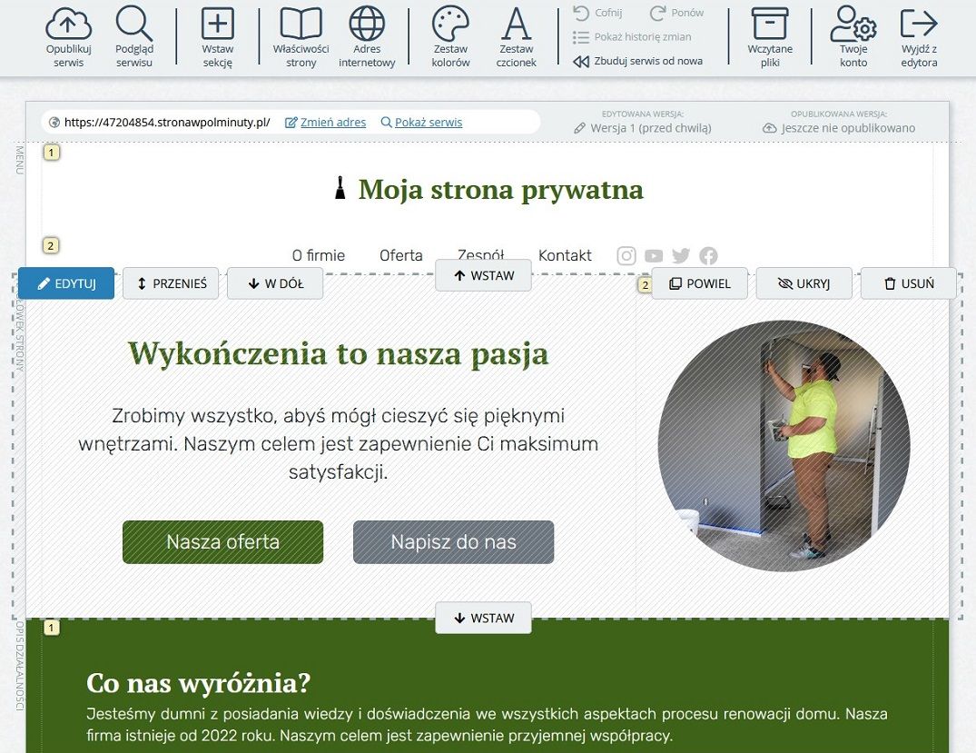 Stwórz stronę w pół minuty! Jak działa kreator stron Aftermarket.pl?